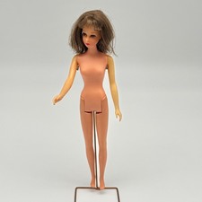 Vintage 1965 Mattel Francie Doll Brunette Feet Holes #1140 Straight Leg Barbie picture