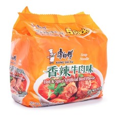 Master Kong Soup Noodle Hot & Spicy Beef Flavor 5Pk picture