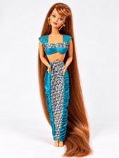 Vintage 1995 Jewel Hair Mermaid Midge Doll Long Red Hair #14589 picture