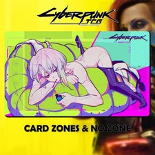 Playmat Cyberpunk TCG - Lucy Lucyna Kushinada - 24''x14'' 600x350x2mm picture