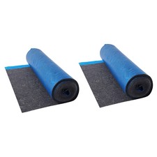 VEVOR Floor Underlayment 400 sq ft 3mm Recycled Fiber Sound/Vapor Barrier Blue picture