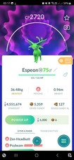 Shiny Espeon ( Caught In 2018 ) Pokemon Tr@de Go picture