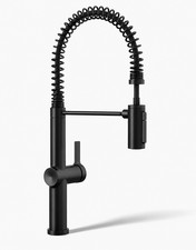 Kohler Haku R38475-BL-AA Semi Pro Pull Down Kitchen Sink Faucet Matte Black picture