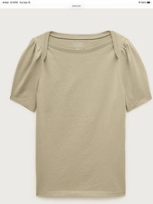 NWT J Crew Vintage Jersey Puff-sleeve T-shirt Tee Top picture