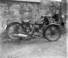 Louie McLean�s BSA motorcycle during the International Six Days Tr- Old Photo picture