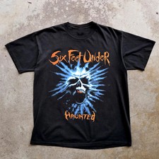 Six Feet Under Haunted T-Shirt Gift For Fan Black All Size T-Shirt AR84 picture