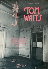 Tom Waits Concert Poster San Francisco 1987 BGP-19 The Warfield picture