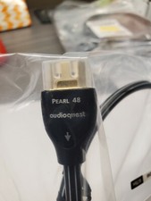 Brand New AudioQuest Pearl 48 8K-10K 48Gbps HDMI Cable - 4.9 ft. (1.5m). picture