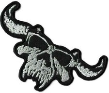Danzig - Black Demon Skull Logo Patch [Embroidered] Iron or Sew On Patch Patches picture