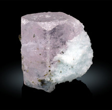 13g Natural Morganite Crystal With Albite, Healing Mineral Specimen, Afghanistan picture