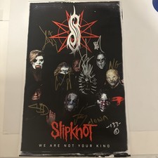 Slipknot Signed Vip Poster picture