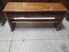 Vintage Organ Bench Measures 49in W x 24in T x 15in D MAKE OFFER picture