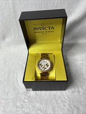 Invicta Angel 21387 Women’s Gold Tone Crystal Bezel Watch 36mm w/ Box picture