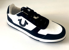 NWOB True Religion TR JAY PBS Sneaker Men Black White Lace Up Low Top 12 picture