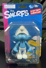 The Smurfs Large Figure Collection 5” Grouchy Smurf 2013 Peyo / New & Sealed picture