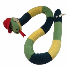 Vintage Rudolf Schaffer Schleichy Snake Plush Rare German Kuschelfreunde Toy 25