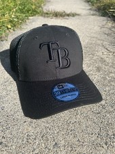 Tampa Bay Rays Black New 3930 Era Hat Largexlarge picture
