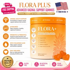 Flora Plus 2 Pack Advanced Vaginal Support Gummies 30 Ct Each, Vaginal Health, p picture