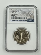 2024 P AMERICAN INNOVATION ALABAMA V ROCKET NGC MS67 FIRST RELEASES ⭐SHIPS NOW⭐ picture
