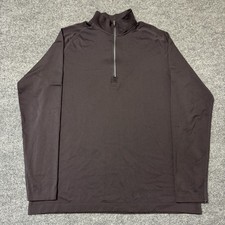 Lululemon Metal Vent Tech Performance Zip Pullover Black Mens Sz M Quarter Zip picture