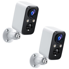 2PCS 1080P Wireless Security Camera 2K WiFi Battery Power Camera Outdoor picture