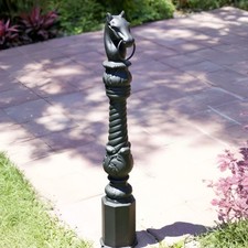 Victorian Style Horse Head Hitching Post picture
