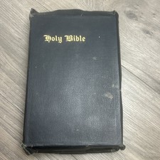 Vintage 1941 The Illuminated Bible KJV Indexed Authorized King James Version ￼ picture