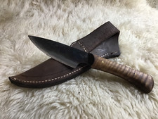 Jeff White Trap 2 knife with curly maple handle picture