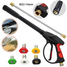 3000PSI High Pressure Car Power Washer Spray Gun Wand Lance Nozzle Tips Hose Kit picture