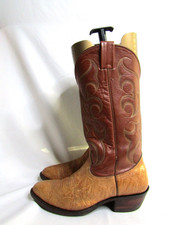 NOCONA Mens Size 7.5 EE Brown Leather Cowboy Western Boots picture