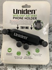 Uniden UN1900 A/C Air Vent Cell Phone Mount Holder Web Grip picture