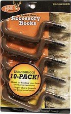HME Products Treestand Bow Gear Accessory Hooks 10pk  Bulk BGH-10 #00320 Gun Bow picture