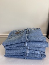 Lot of 6 Wrangler George Strait Cowboy Cut Jeans Men 35x34 Western Denim picture