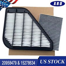 NEW Engine Air Filter & Carbon Cabin Air Filter For Chevy Traverse Buick GMC picture