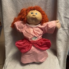 Vintage Cabbage Patch Girl Blue Eyes Red Hair picture
