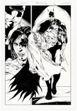 BATMAN Published Original Comic Book Art Outsiders 49 Half Page 14 Splash NM picture