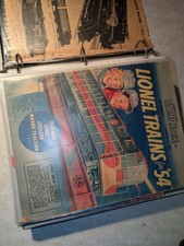Large Estate Lot Of VTG.~ 1950's to 1990’s Lionel Train Catalogs Brochures Books picture