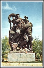 Volgograd Mamaev Kurgan Battle of Stalingrad Heroes Sculpture 1968 Sovie... K084 picture