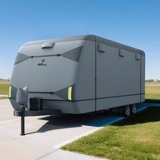 9-Ply RV Trailer Cover Waterproof Winter Camper Travel Trailer Cover 18'1