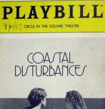 Coastal Disturbances Playbill September 1987 Madeleine Potter Addison Powell picture