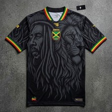 Jamaica Inspired  Soccer Jersey Sublimation fan Football Shirt Rasta design picture