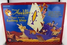 NIB Vintage 1994 Super Rare Disney Aladdin Anchors Away Sailing Ship Play Set picture