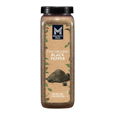 Member's Mark Fine Ground Black Pepper 18 oz Large Size Spice Seasoning NEW. picture
