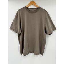 Lululemon Mens Oversized Heavyweight Cotton T-Shirt Taupe Brown Relaxed Fit XXL picture