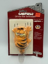 Vintage Garfield Cat Off The Wall Light Switch Plate Cover claw scratch marks  picture