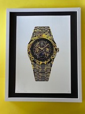 Death NYC LG Framed 16x20in Pop Art Original Certified / Audemars Piguet 2 picture