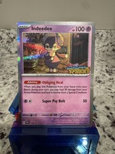Indeedee SVP 154 Scarlet & Violet Promos Promo Surging Sparks Stamp Pokemon NM picture