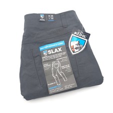 KUHL Slax Pant Mens 35x32 Klassik Fit Carbon Carbon 5090 Hiking Outdoor NWT picture