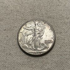 Choice AU 1942-P Walking Liberty Silver Half Dollar About Uncirculated #RI48 picture