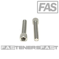 (20) 1/4-28 x1-1/4 Stainless Steel Socket Head Cap Screw Allen Drive FINE THREAD picture